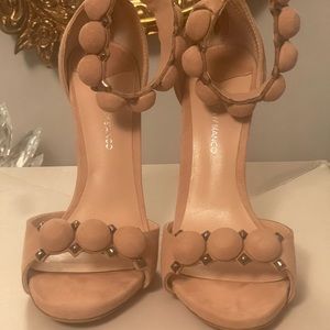 Tony Bianco tan ball and studs High Heels.